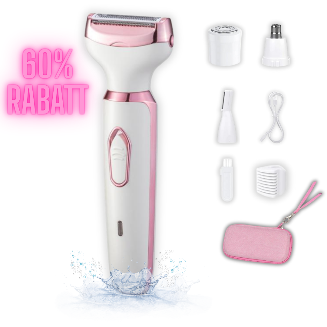 4 in 1 Lady Shaver - Multifunktionell Rakhyvel
